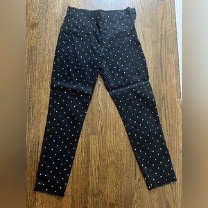 Old Navy Polka Dot Side Zip Ankle Pants